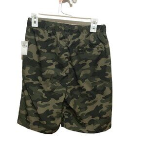 Old Navy Shorts  Boys Size XXL 18 Green  Camouflage Polyester Blend skuA